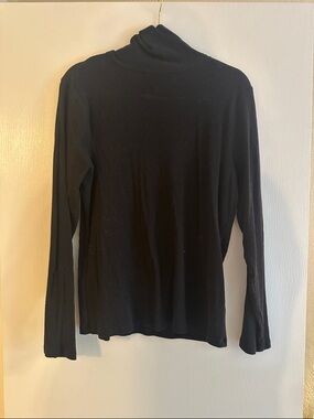 Old Navy Black Ribbed Plush Turtleneck XXL